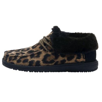 Dámské Boty Hey Dude Britt Leopard | 52DV5HFA
