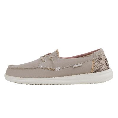 Dámské Boty Sebago Hey Dude Laila Chambray Béžový | EBQC8FF7