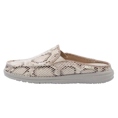 Dámské Mokasíny Hey Dude Lexi Animal Print Leopard Béžový | JQX05NUD