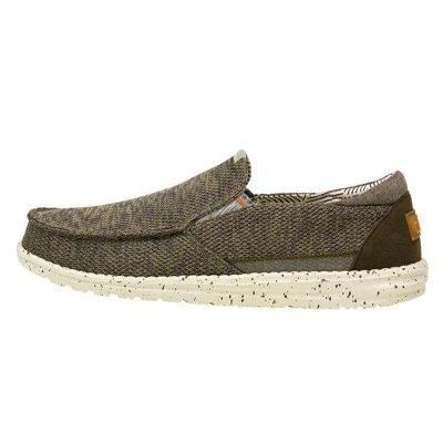 Pánské Mokasíny Hey Dude Thad Sox Olivy Zelené | BBU1C9YL