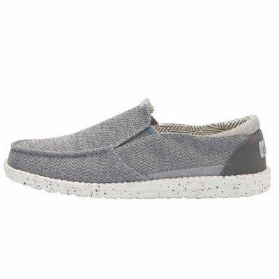 Pánské Mokasíny Hey Dude Thad Sox Šedé | 3GK2GYPQ